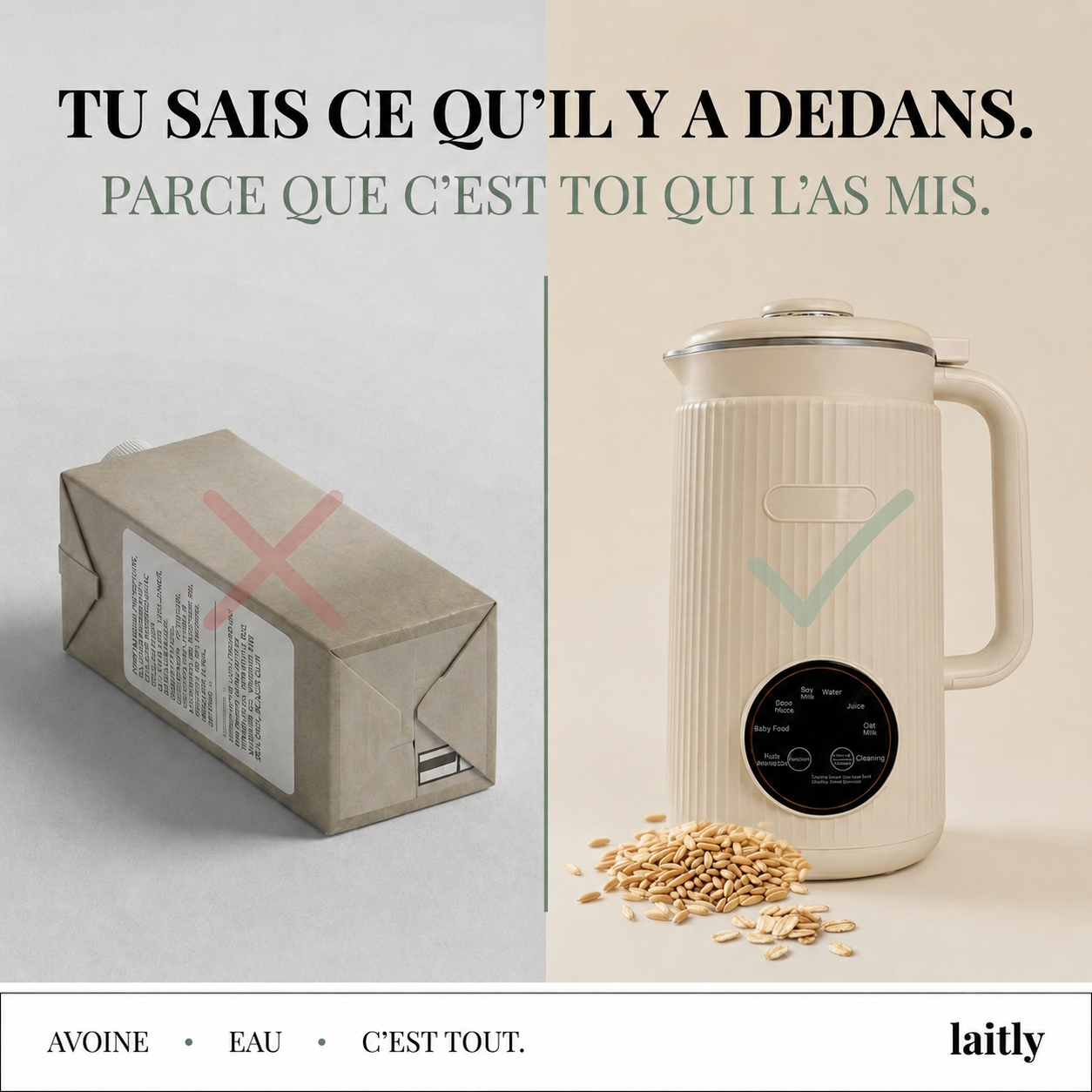 Machine à Lait Végétal Maison Laitly