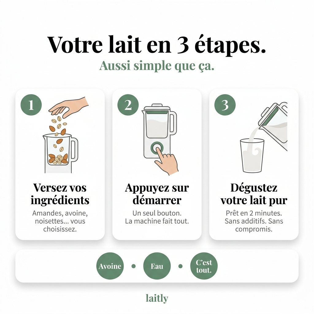 Machine à Lait Végétal Maison Laitly